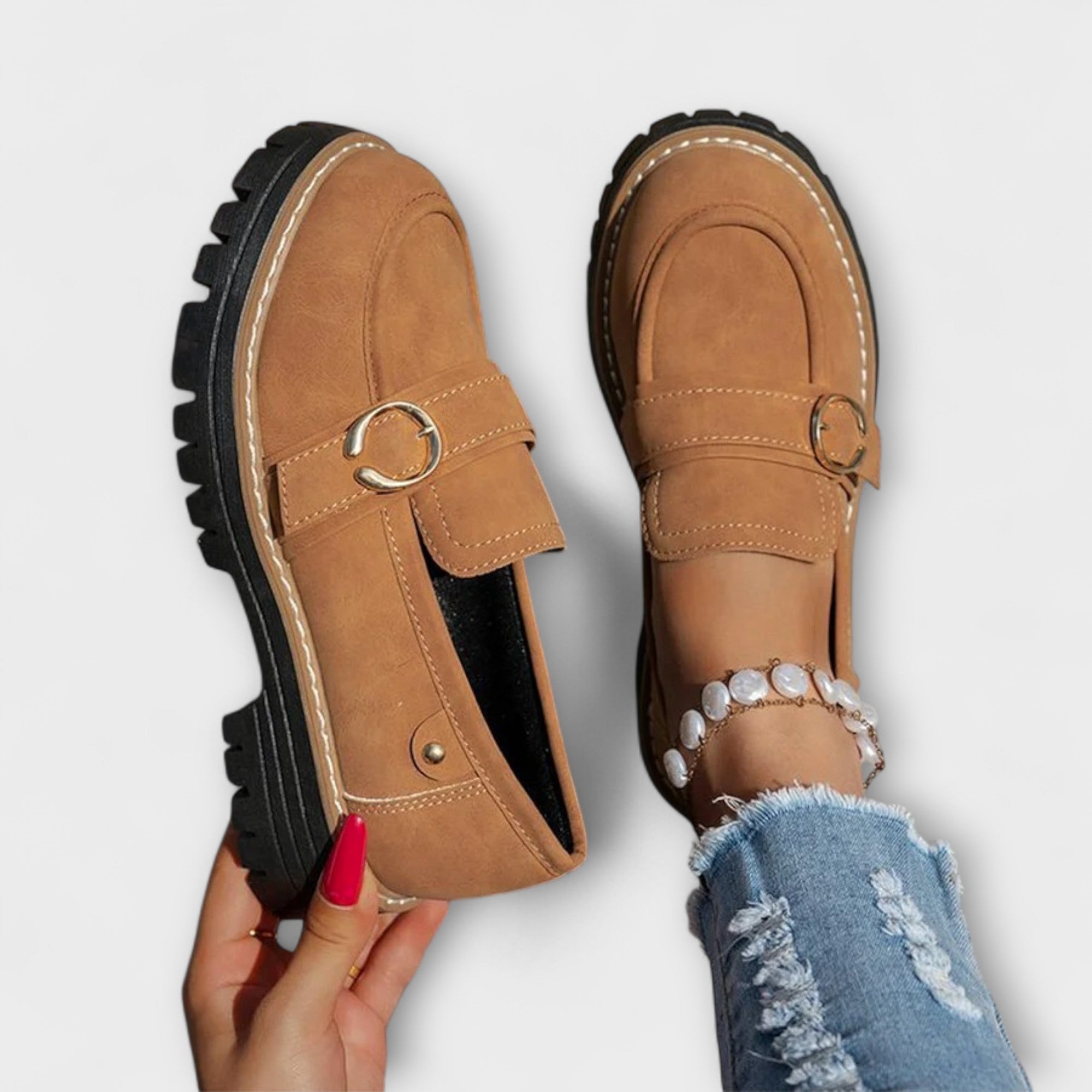 Lora β Casual Round Toe Loafers