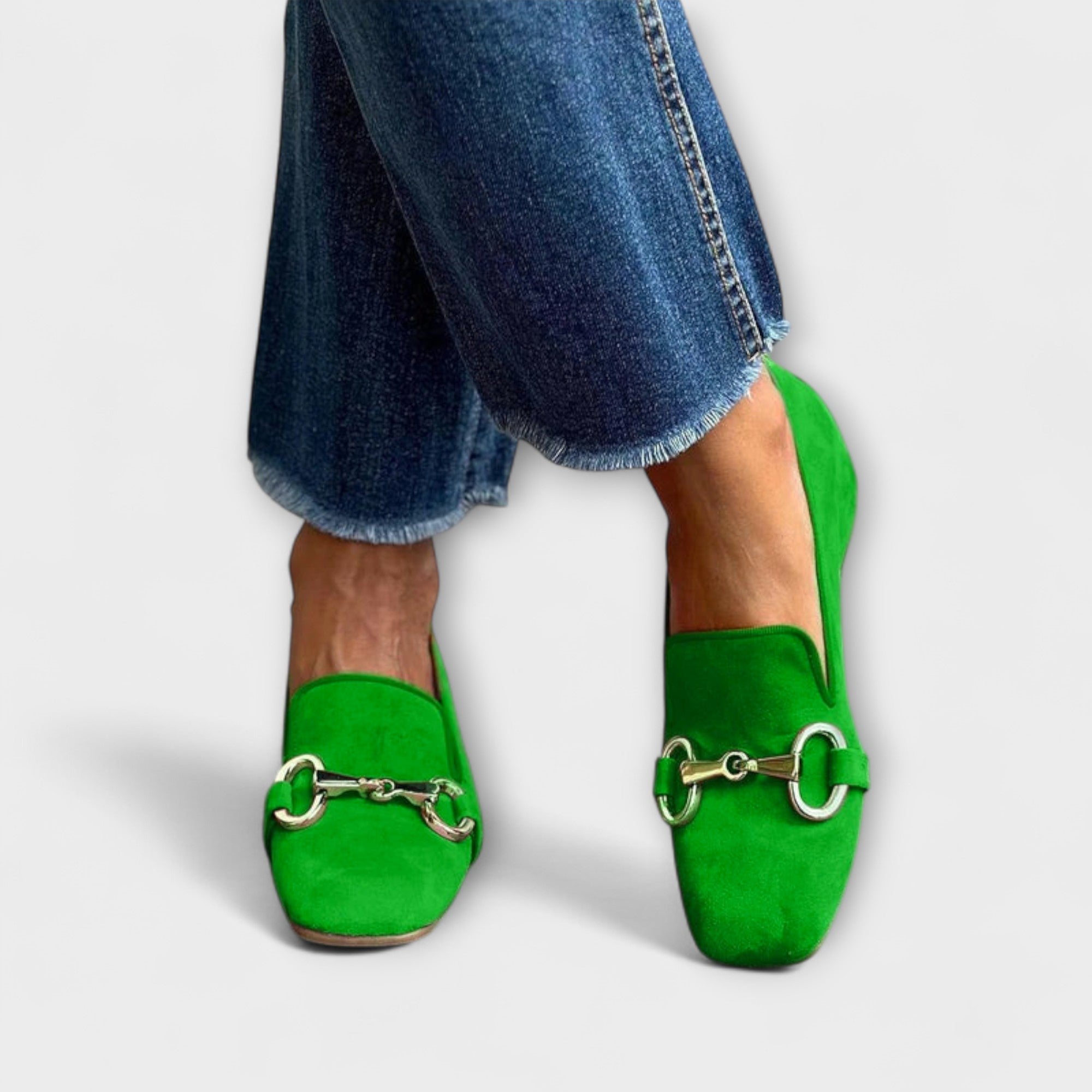 Taliah – Square Toe Buckle Loafers